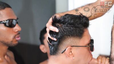 Jungletwink Get Gangbanged By La Gran Colombia - free gay porn