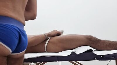 A Massage To A Muscular Man - free gay porn
