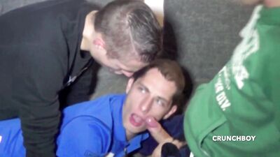 Fabien fuckedd bareback by 2 badboys from berlin - free gay porn