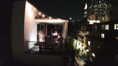 Secret Celebrity Rooftop Rendevous - free gay porn