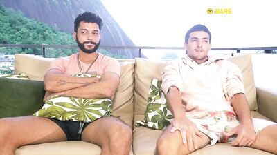 Bareback - Davi Lobo gets fucked by Hassan Arab - free gay porn