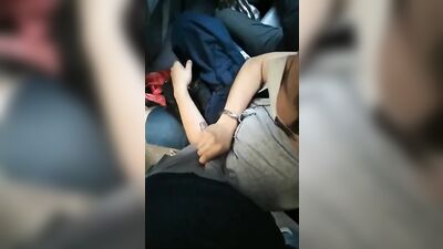 grabbing dick to a stranger in a bus - free gay porn