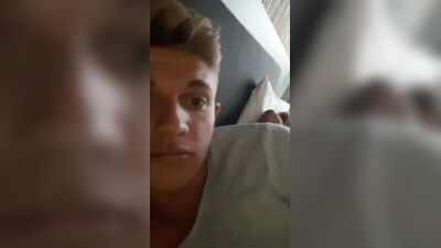 he caught sleepover buddy jerking off in bed next to him - free gay porn