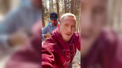 cruising in the forest hot fucking - free gay porn