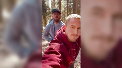 cruising in the forest hot fucking - free gay porn