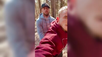 cruising in the forest hot fucking - free gay porn