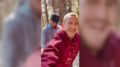 cruising in the forest hot fucking - free gay porn