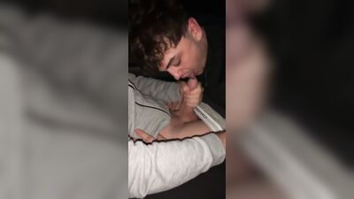 cums in mouth and keeps sucking - free gay porn