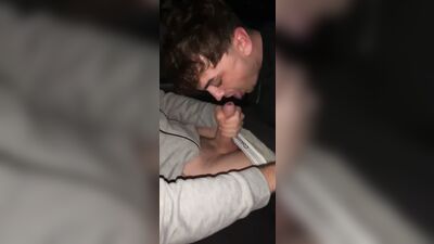 cums in mouth and keeps sucking - free gay porn