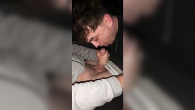 cums in mouth and keeps sucking - free gay porn