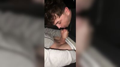 cums in mouth and keeps sucking - free gay porn