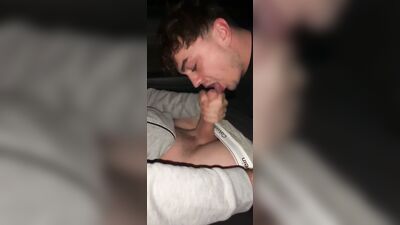 cums in mouth and keeps sucking - free gay porn