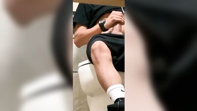 hot guy has a boner at urinal - free gay porn