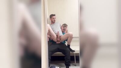 gay sex in fitting room - free gay porn
