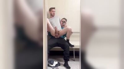 gay sex in fitting room - free gay porn