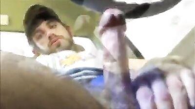 redneck lets his cock out of his shorts - free gay porn