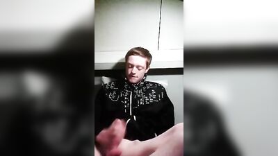 cute dutch twink squirts all over his jacket - free gay porn