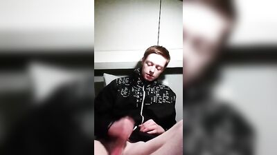 cute dutch twink squirts all over his jacket - free gay porn