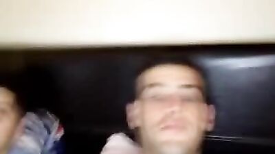 147. 2 best friends jerking together their hard cocks on cam - free gay porn