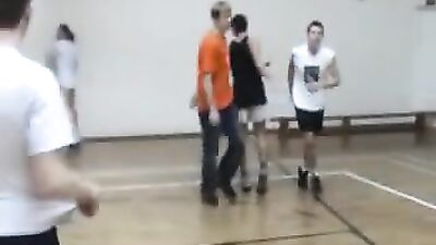 russian boys playing naked basketball - free gay porn