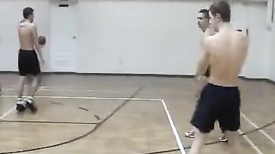 russian boys playing naked basketball - free gay porn