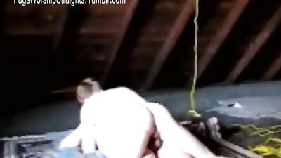 alpha son fucks 2 loads into fathers faggot pussy - free gay porn