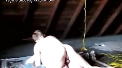 alpha son fucks 2 loads into fathers faggot pussy - free gay porn