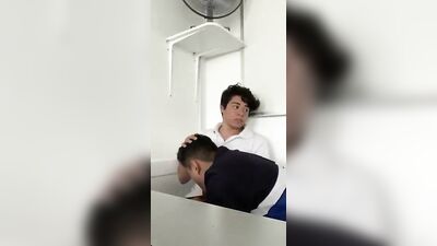 college students get caught sucking in classroom - free gay porn