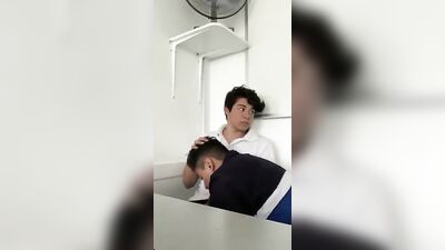 college students get caught sucking in classroom - free gay porn