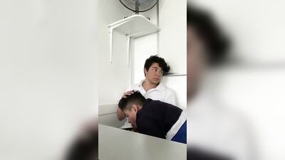 college students get caught sucking in classroom - free gay porn