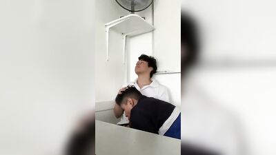 college students get caught sucking in classroom - free gay porn