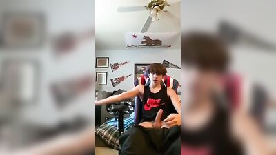 cute twink with a thick cock no cum - free gay porn