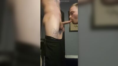 str8 lets fag friend suck 2 2 - free gay porn