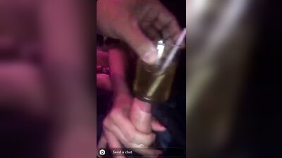 hot dude got tricked to show off in the club - free gay porn