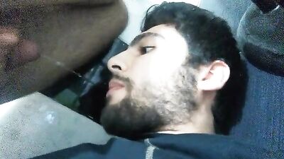 turkish guy cums in his own mouth - free gay porn