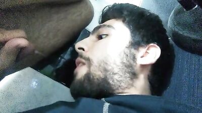 turkish guy cums in his own mouth - free gay porn