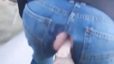 anal dildo fucking on bike ride around town - free gay porn