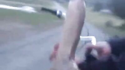 anal dildo fucking on bike ride around town - free gay porn