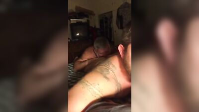 scruffy redneck son loves dad eating ass - free gay porn