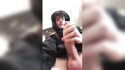 stroking big dick and cum - free gay porn