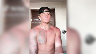 sexy straight blond tiktoker sure knows how to fuck - free gay porn