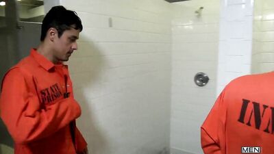 prison shower rafael alencar johnny rapid - free gay porn