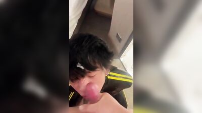 asian boy xan tasts a load - free gay porn