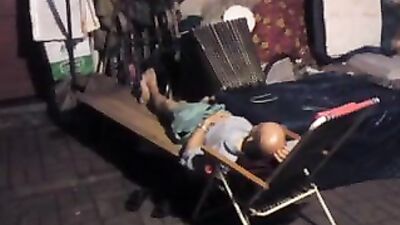 sleeping old man get sucked by a stranger - free gay porn