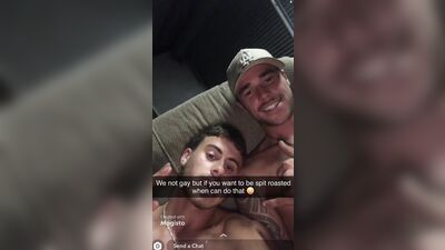 two straight mates play for fake girl - free gay porn