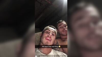 two straight mates play for fake girl - free gay porn
