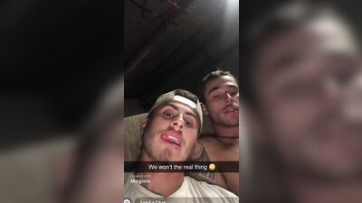 two straight mates play for fake girl - free gay porn