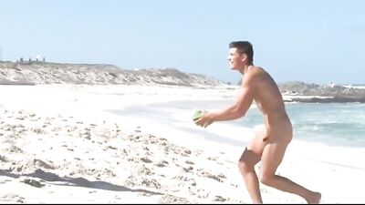 naked men on the beach - free gay porn