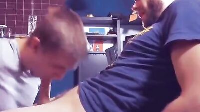 straight guy gets sucked by fag2 - free gay porn