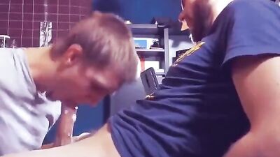 straight guy gets sucked by fag2 - free gay porn